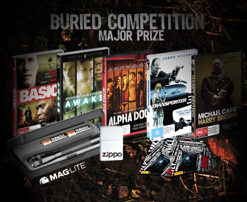 buriedcomp Competition: Win a BURIED prize pack + movie tickets!